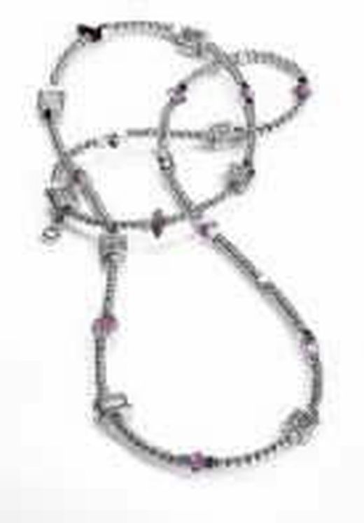 Collar largo de Viceroy con cristales de colores