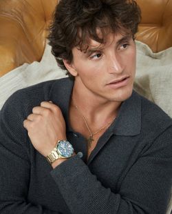 Pingente Cruz de Ouro Viceroy