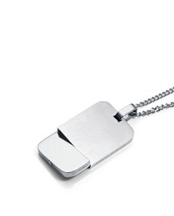 Viceroy-Anhänger, schwarz-silberplattiert