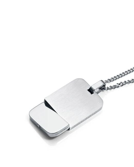 Viceroy-Anhänger, schwarz-silberplattiert