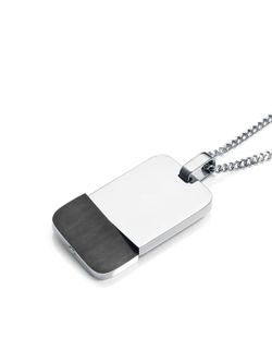 Viceroy-Anhänger, schwarz-silberplattiert