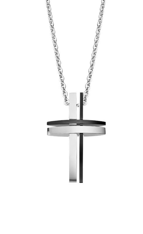 Collana Uomo Lotus Style In Acciaio Con Croce LS1984/1/2