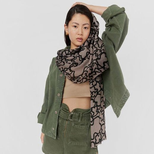 Foulard Tous Kaos marron