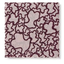 Foulard Tous Kaos color Burdeos
