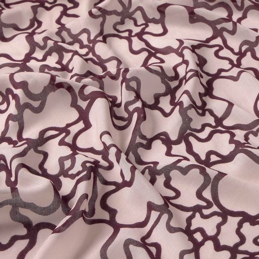 Foulard Tous Kaos color Burdeos