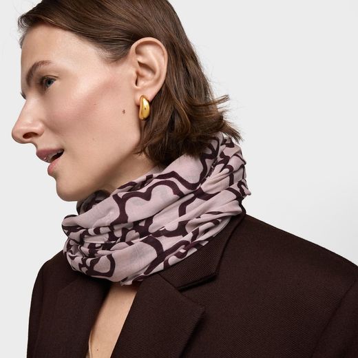 Foulard Tous Kaos color Burdeos