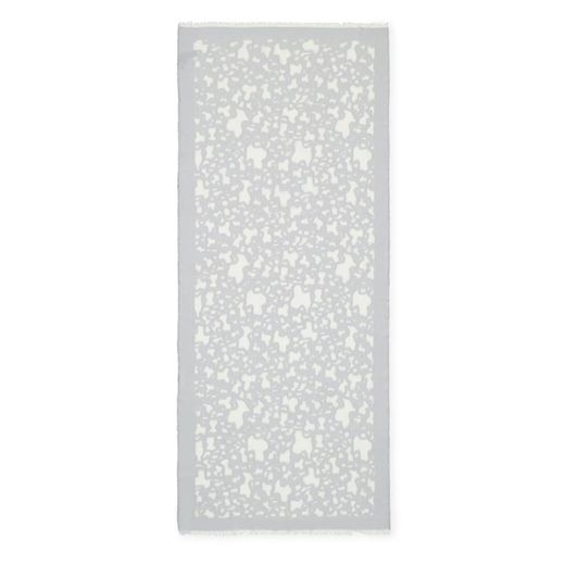 Foulard Tous Kaos Devoré Azul Grisaceo