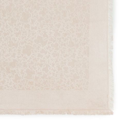 Foulard Tous Kaos mini jacquard Beige