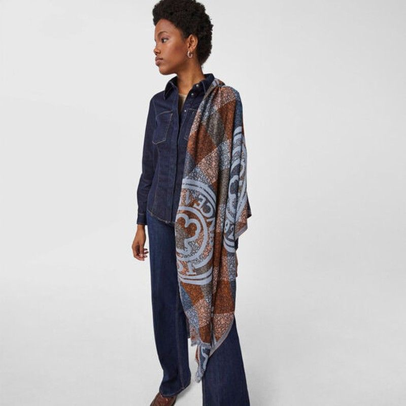 Foulard jacquard multicolore Tous Kaos mini stamp — Miralles