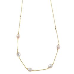 Gargantilla en plata de ley Pearls Gold