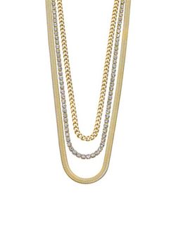 Gargantilla triple Lotus LS2342 Urban Woman Gold