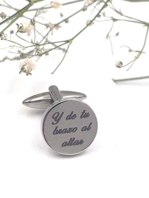 Boutons de manchette Salvatore en acier