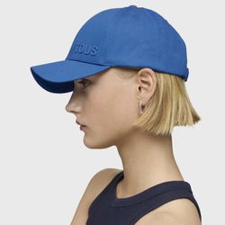 Tous Blaue Metall-Logokappe