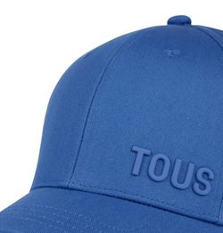 Tous Blaue Metall-Logokappe