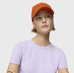 Tous Orange Metall-Logokappe