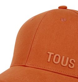 Tous Orange Metall-Logokappe