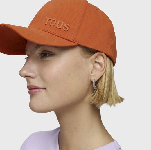 Tous Orange Metall-Logokappe