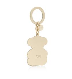 Tous Bear Facettierter Schlüsselanhänger aus blauem Metall