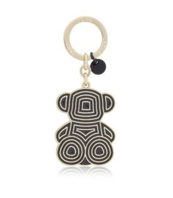 Llavero metal Tous Bold Bear Lines Negro