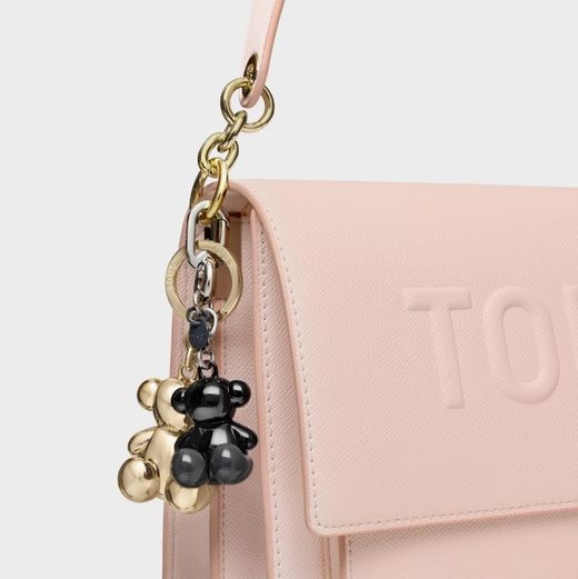 Tous Bold Bear Schlüsselanhänger aus schwarzem Metall