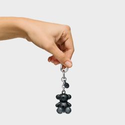 Tous Bold Bear Schlüsselanhänger aus schwarzem Metall