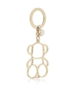 Tous Bold Bärensilhouette Goldener Metall-Schlüsselanhänger