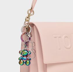 Tous Bold Bär Silhouette Silber Metall Schlüsselanhänger