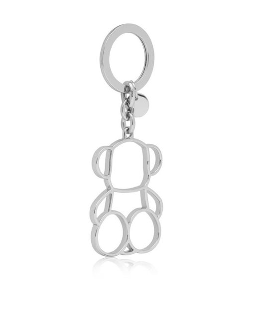 Tous Bold Bär Silhouette Silber Metall Schlüsselanhänger