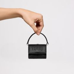 Mini-Schlüsselanhänger Tous Audree Bag Schwarz