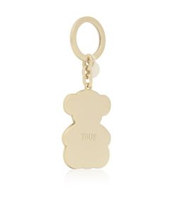 Tous Bold Bear Lines Beige Metall-Schlüsselanhänger