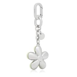 Porte-clés Tous Puffed Daisy Flower bleu ciel