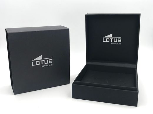 Lotus Stahlarmband mit Keramik