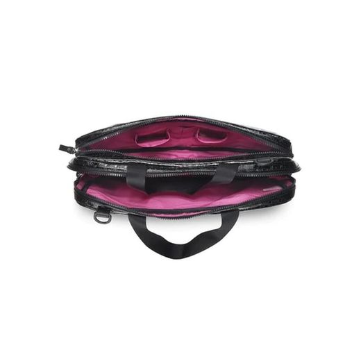 TOUS Aktentasche aus wasserabweisendem Vinyl in Kombination mit Rindsleder