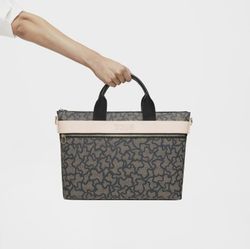 Tous Kaos Icon Schwarze Aktentasche