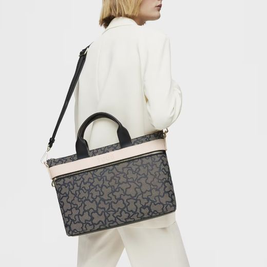 Tous Kaos Icon Schwarze Aktentasche