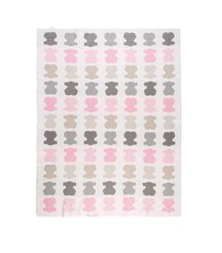 Manta Tous reversível rosa Nilo