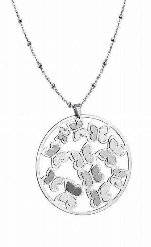 Medallón largo de mariposas Lotus