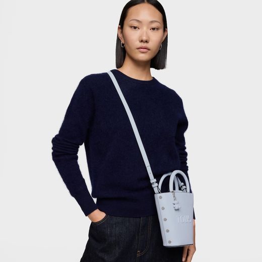 Tous Back To Basics Mini-Tasche Grau Blau