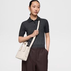 Mini Bolso Tous Back To Basics Beige Square