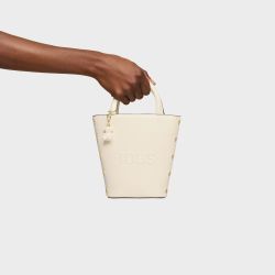 Mini Bolso Tous Back To Basics Beige