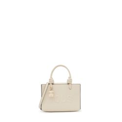 Mini Bolso Tous La Rue New Horizontal en color Beige