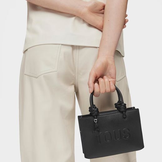 Mini Bolso Tous La Rue New Horizontal en color Negro