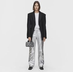 Mini Bolso Tous Party City Plata Lentejuelas