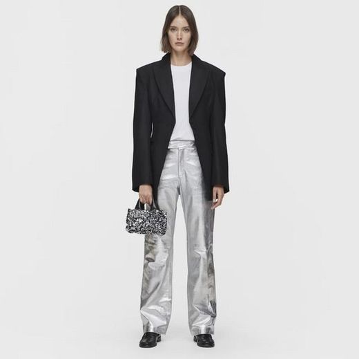 Mini Bolso Tous Party City Plata Lentejuelas