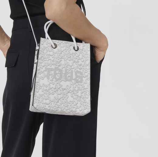 Mini Bolso Tous Pop Kaos Mini Evolution Gris