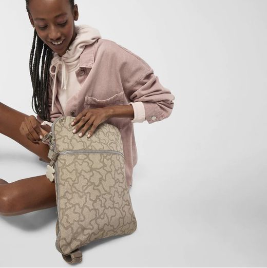 Tous Kaos Neuer steinfarbener Rucksack