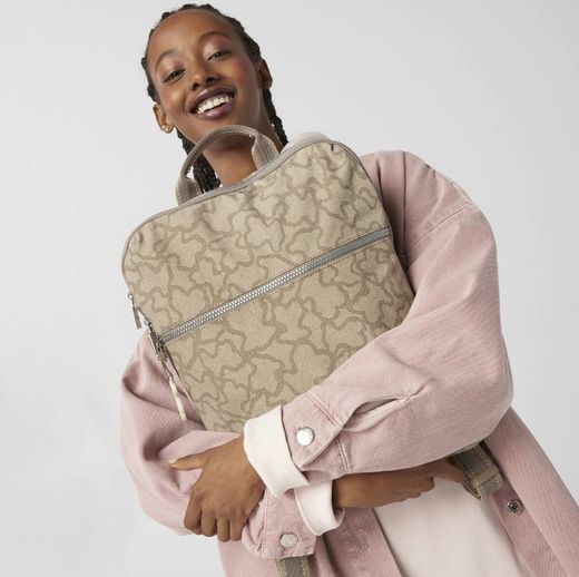 Tous Kaos Neuer steinfarbener Rucksack