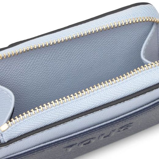 Portefeuille Tous Audree Saffiano Bleu