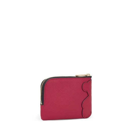 Tous Bear Jubiläums-Geldbörse in Fuchsia