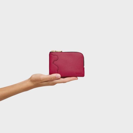 Tous Bear Jubiläums-Geldbörse in Fuchsia